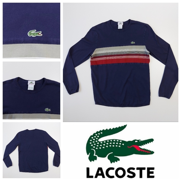 Lacoste Other - Lacoste Long Sleeve Shirt Men's Small Size 3